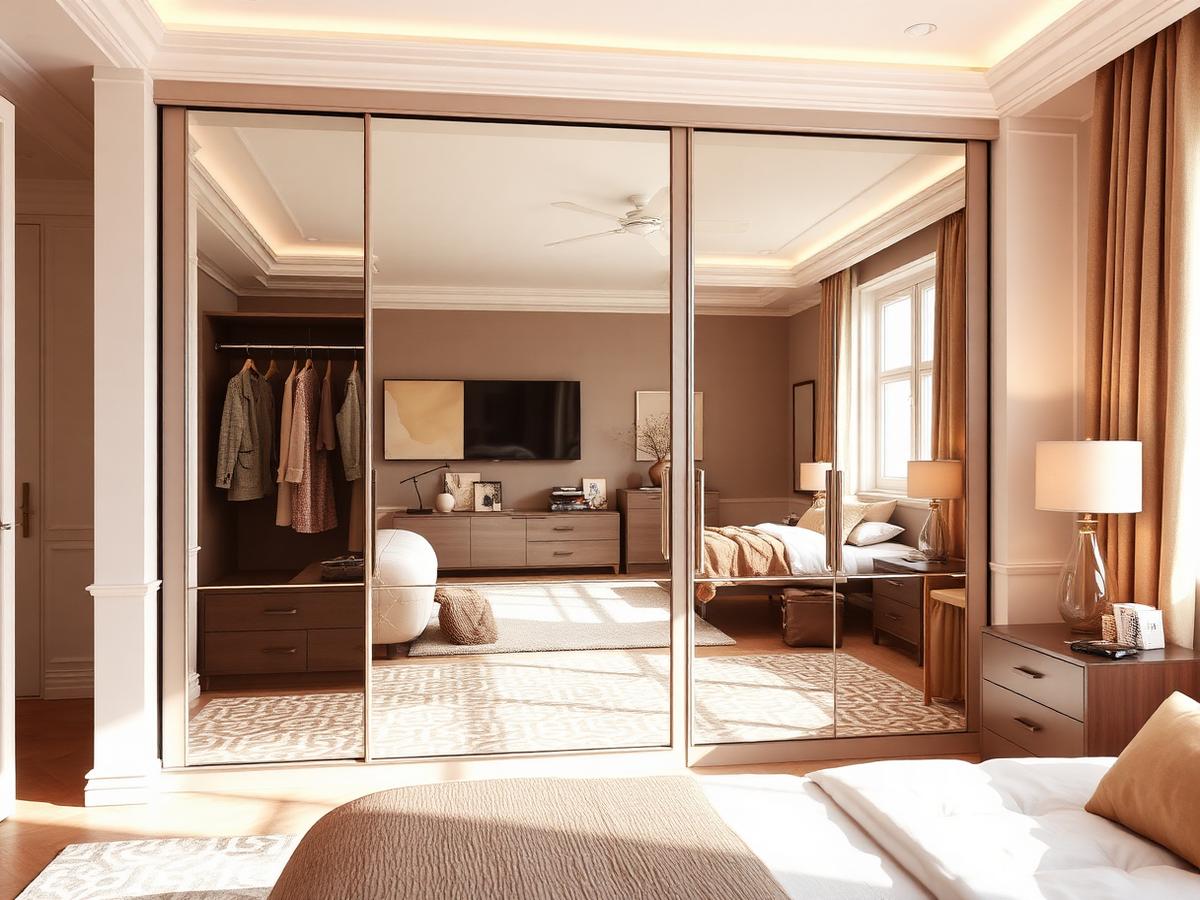 Sliding Mirror Wardrobe